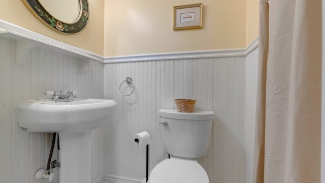 sink and toilet in bathroom
